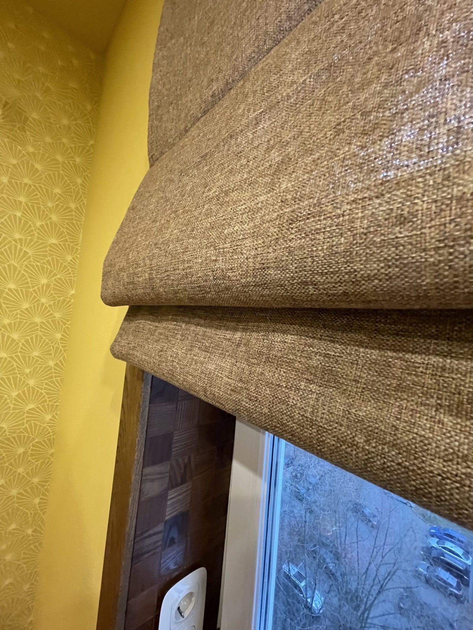 Римская штора Linen бежевый