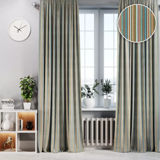 Марио оранжевый шторы