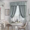 Комплект штор с ламбрекеном для кухни Жак серебро