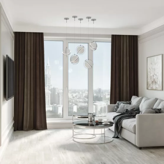 Комплект штор Вирга венге