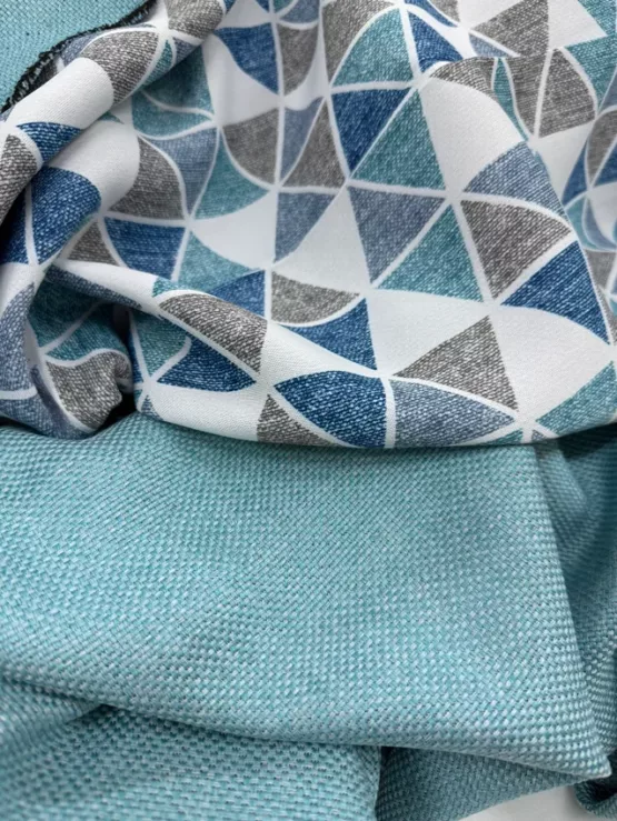 Ткань Минди бирюзовый