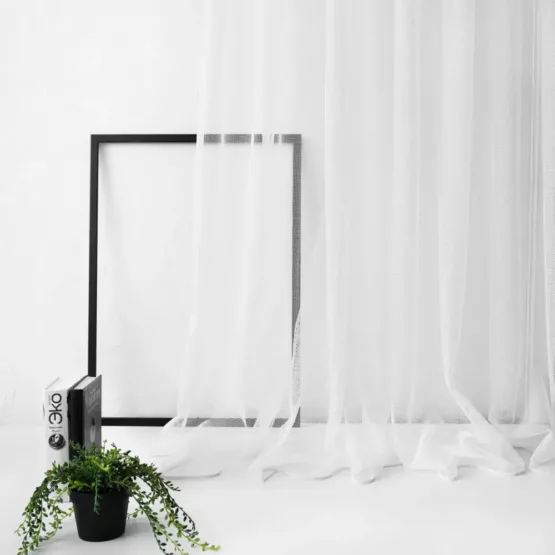 Тюль сетка Вудсток белый