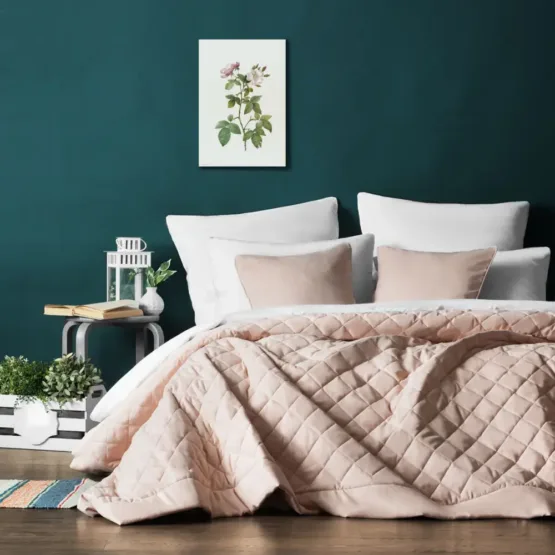 Покрывало на кровать Ким 230Х250 бледно-розовый